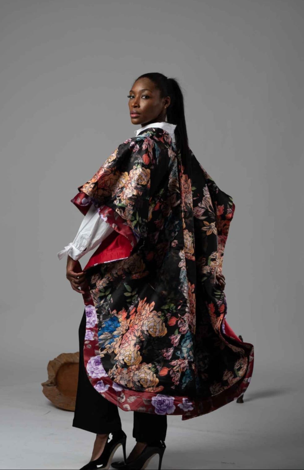 Esmee Floral Cape Blazer