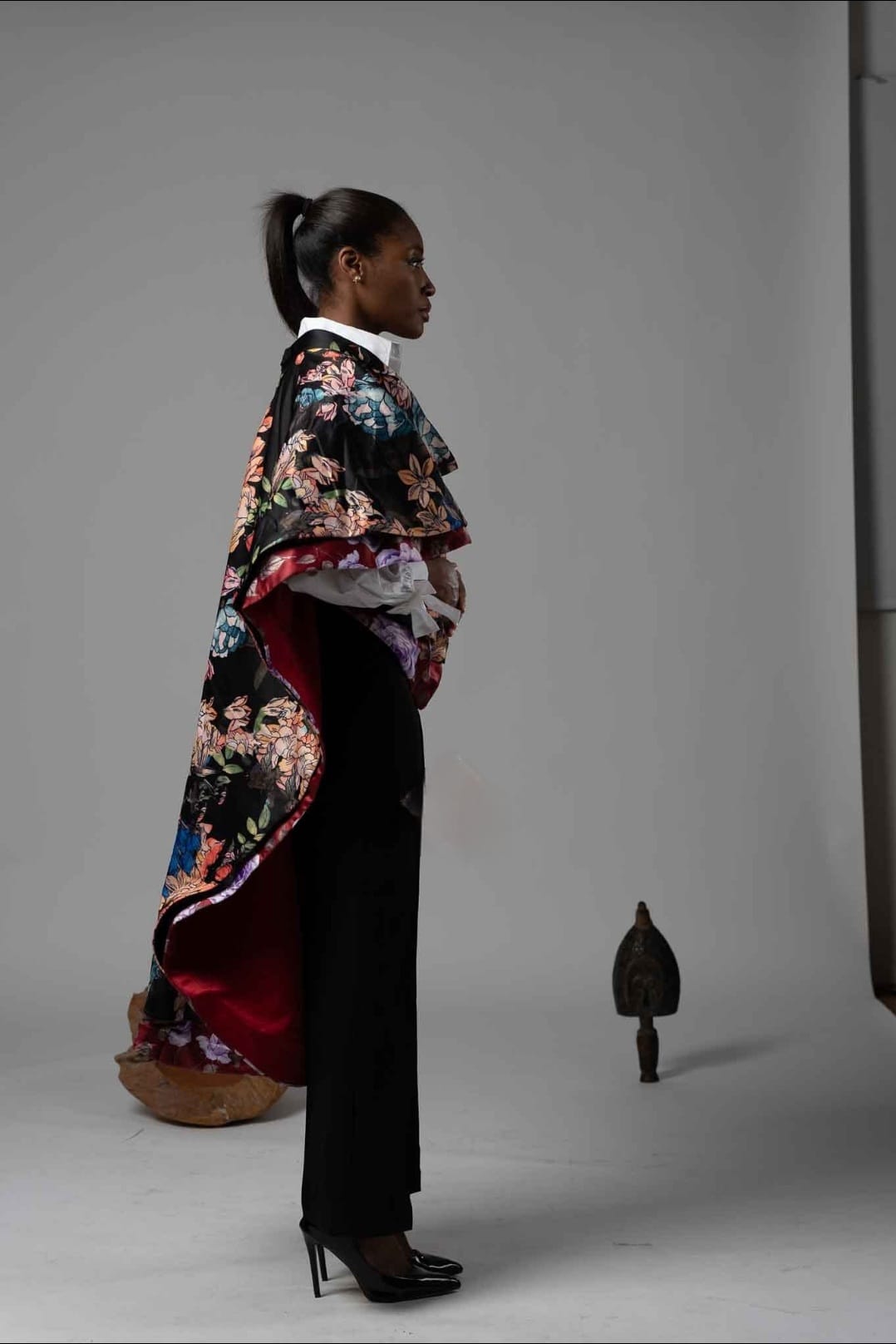 Esmee Floral Cape Blazer