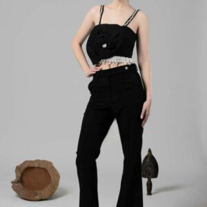 Nia Beeded Strap Top