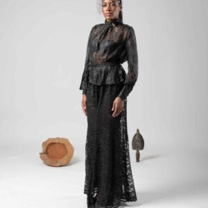 Ndoli Black Lace Blouse