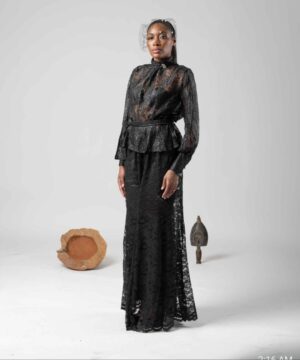 Ndoli Black Lace Blouse